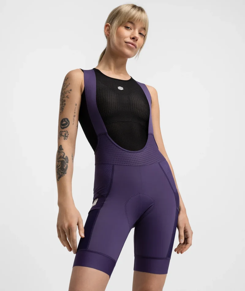 Siroko Cuissard gravel femme Dust Aubergine