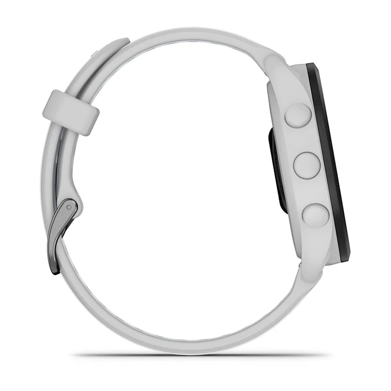 Forerunner® 165 Music Blanc/Gris clair