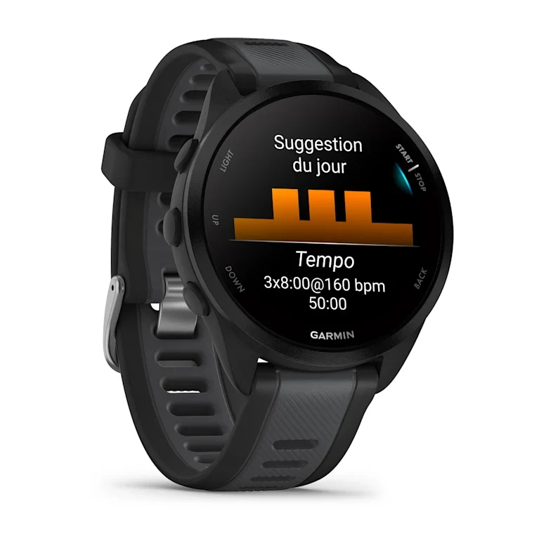 Forerunner® 165 Music Noir/Gris