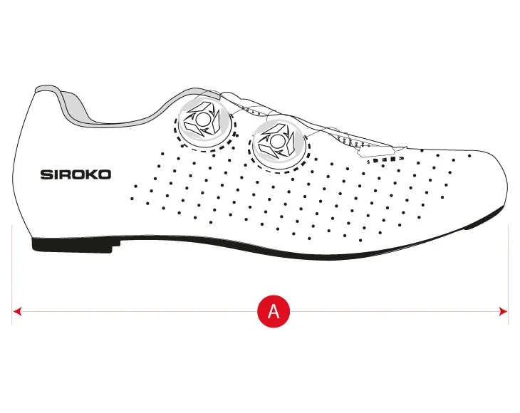 Siroko Chaussures de route OKORIS WHITE