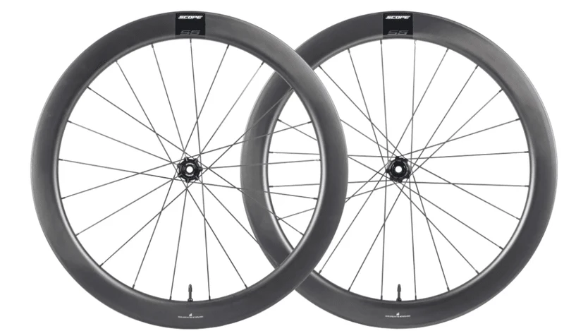 Scope paire de roues sport 5 disques Tubeless (57mm)