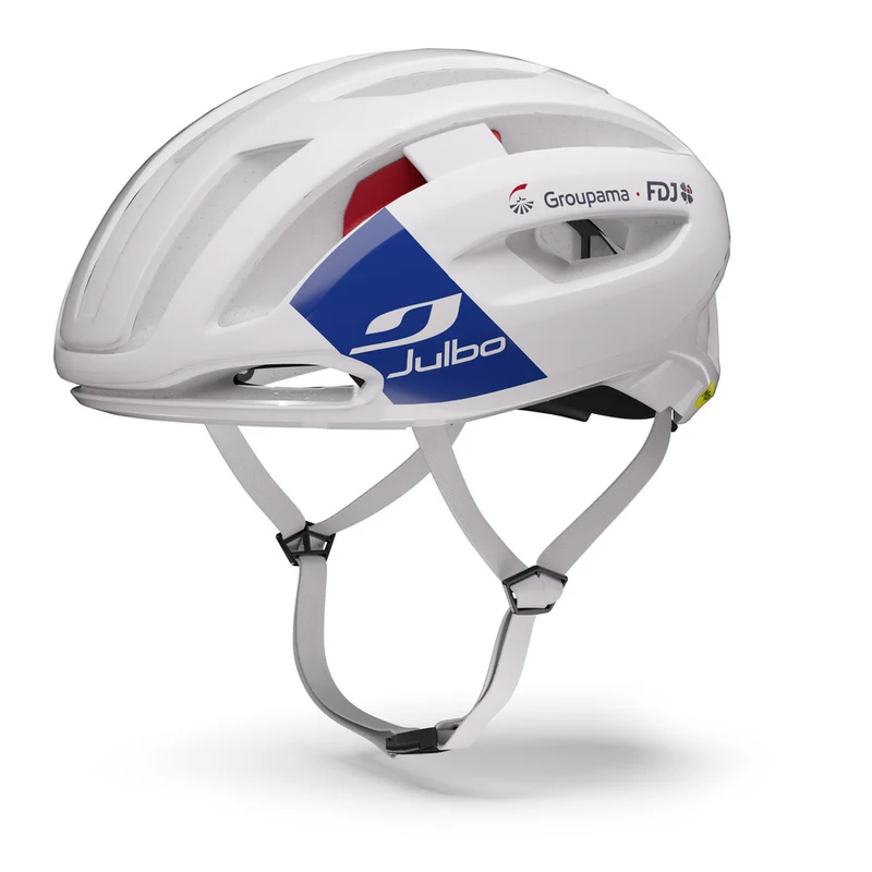 Casque vélo route Julbo Finisher EVO Blanc Groupama FDJ Mips 2025