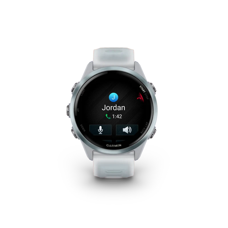 NEW Forerunner 570 - 42mm Aluminium bleu ciel avec bracelet blanc translucide/bleu ciel
