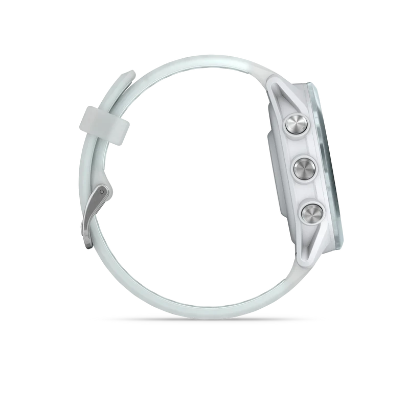 NEW Forerunner 570 - 42mm Aluminium bleu ciel avec bracelet blanc translucide/bleu ciel
