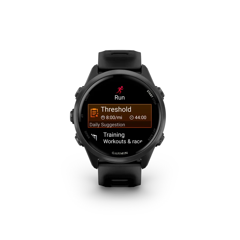 NEW Forerunner 570 - 42mm Aluminium Slate avec bracelet noir translucide/noir