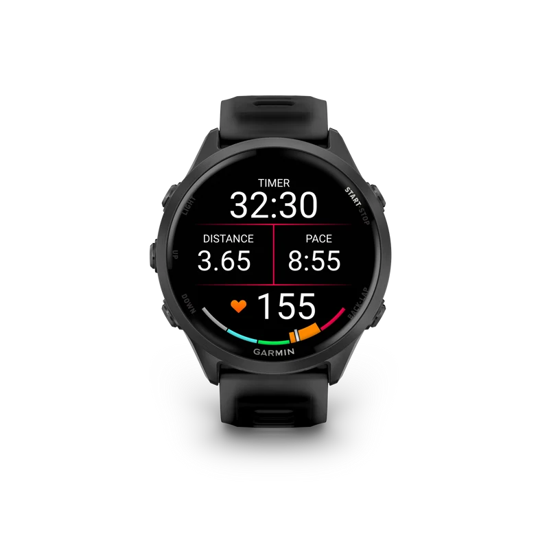 NEW Forerunner 570 - 47mm Aluminium Slate avec bracelet noir translucide/noir