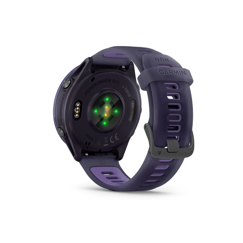 NEW Forerunner 570 - 47mm Aluminium indigo avec bracelet violet translucide/Indigo