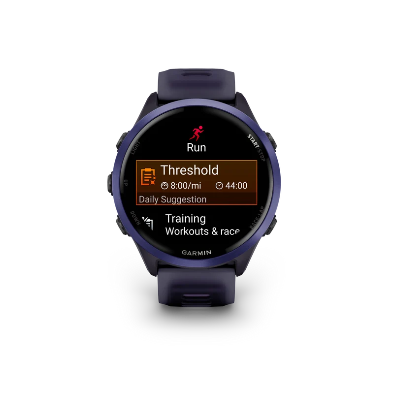 NEW Forerunner 570 - 47mm Aluminium indigo avec bracelet violet translucide/Indigo