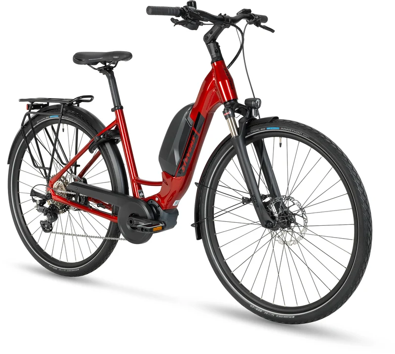 Stevens ATB E-Bormio Luxe Forma Rouge métallique
