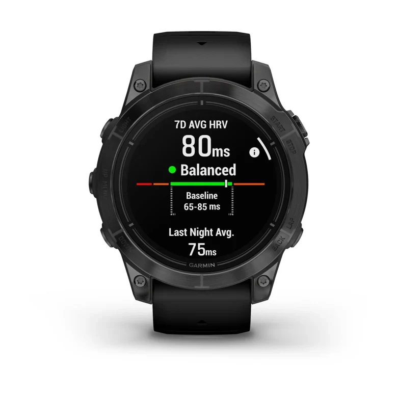 Montre Garmin Epix Pro Gen 2 Standard Edition | 47 mm Gray avec bracelet noir.