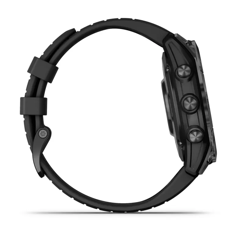Montre Garmin Epix Pro Gen 2 Standard Edition | 47 mm Gray avec bracelet noir.