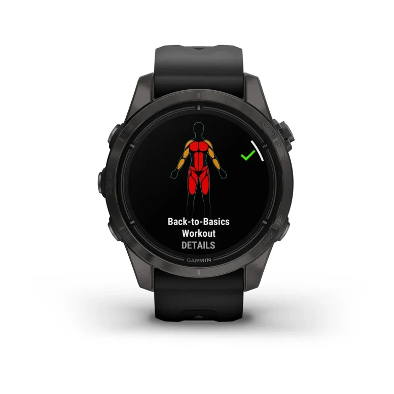 Montre Garmin Epix Pro Gen 2 Sapphire Titane 47mm Noir Carbon Gris