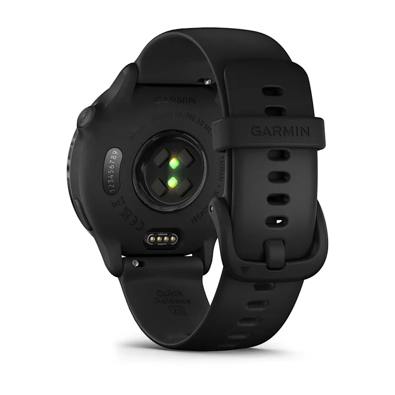Montre Connectée Garmin Vívoactive 6 Metallic Gray avec bracelet noir