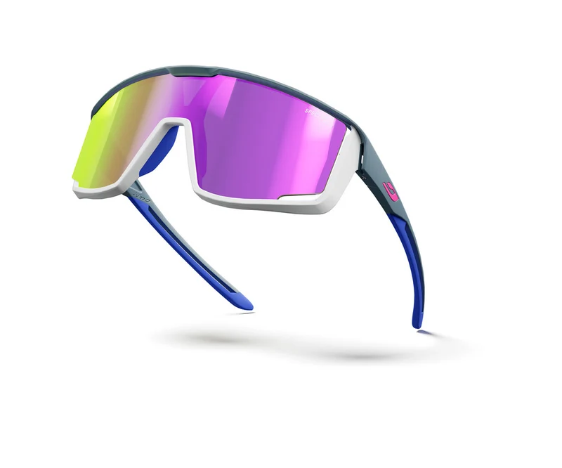 Lunettes vélo Julbo Fury Gris Foncé / Gris Clair / Bleu - Spectron 3 2025