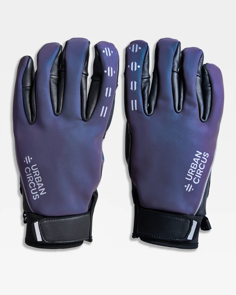 Gants vélo d'hiver réfléchissants Rainbow