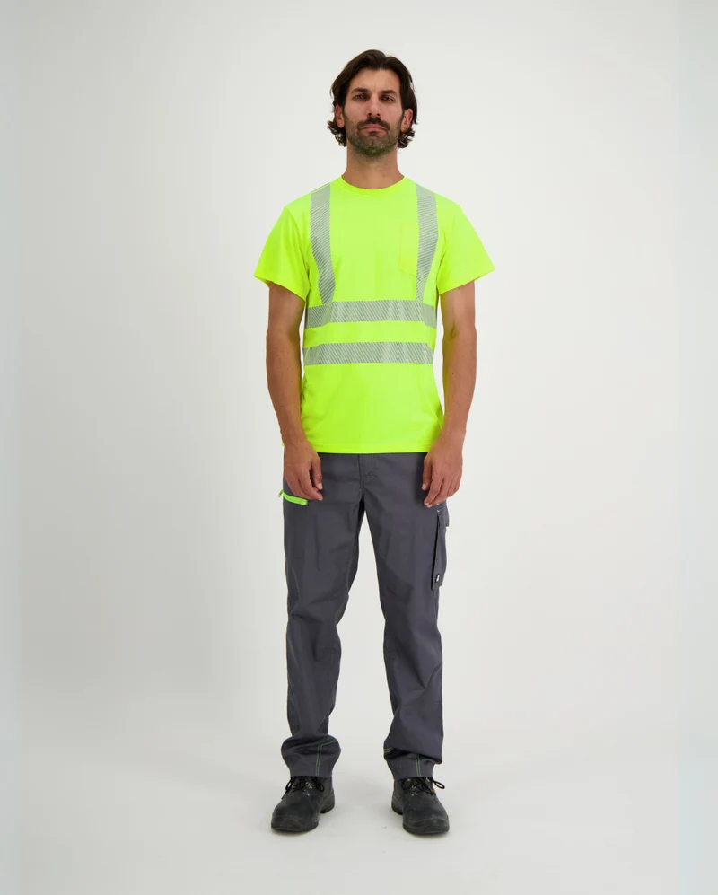 T-shirt ultra respirant haute visibilité EN ISO 20471