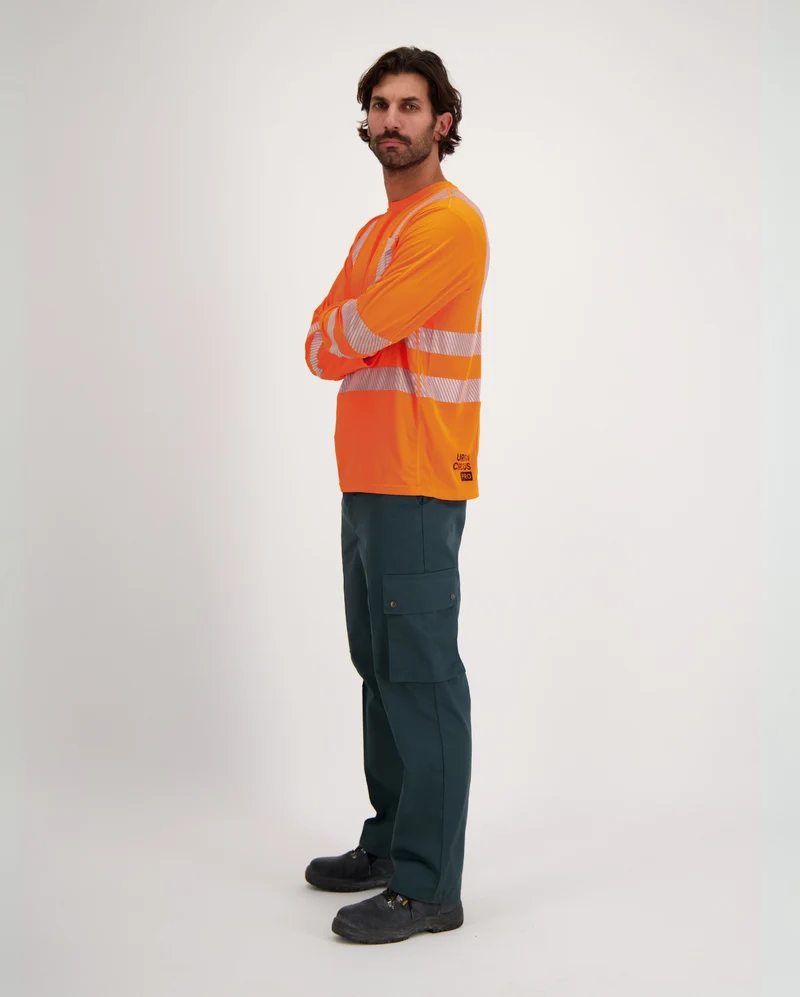 T-shirt manches longues respirant haute-visibilité EN ISO 20471