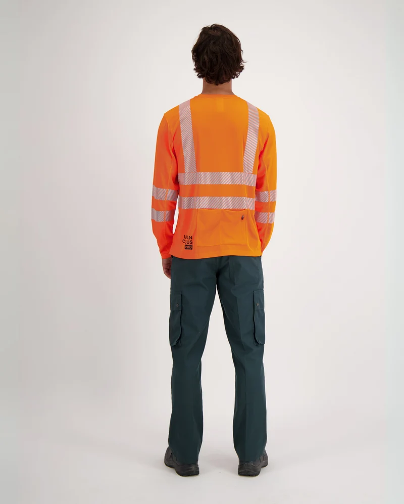 T-shirt manches longues respirant haute-visibilité EN ISO 20471