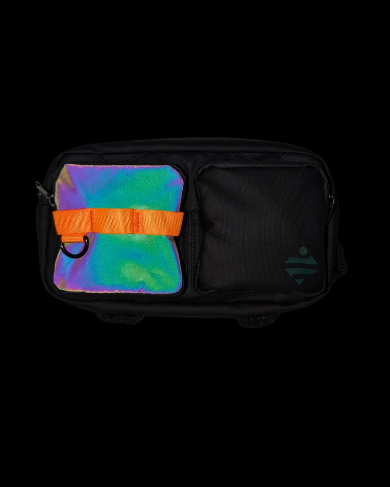 Sac banane | Sacoche vélo réfléchissante - large