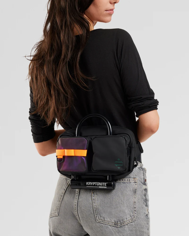 Sac banane | Sacoche vélo réfléchissante - large