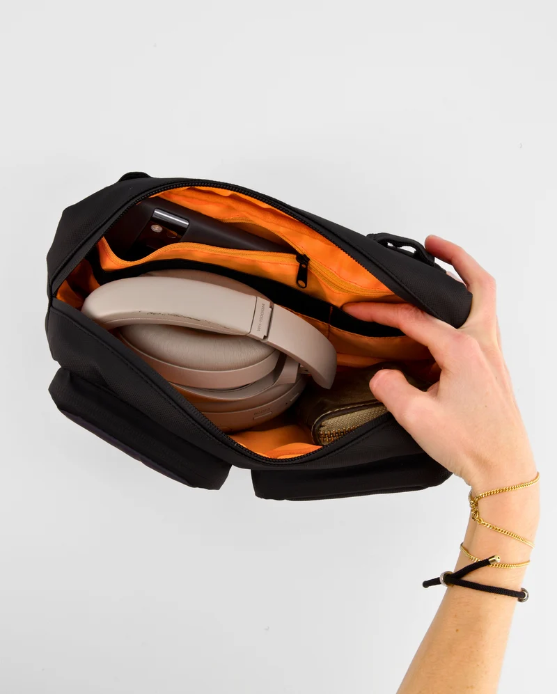Sac banane | Sacoche vélo réfléchissante - large