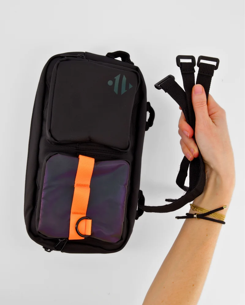 Sac banane | Sacoche vélo réfléchissante - large