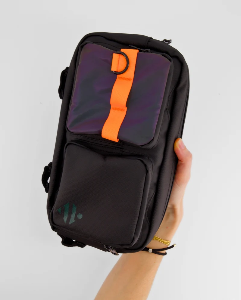 Sac banane | Sacoche vélo réfléchissante - large