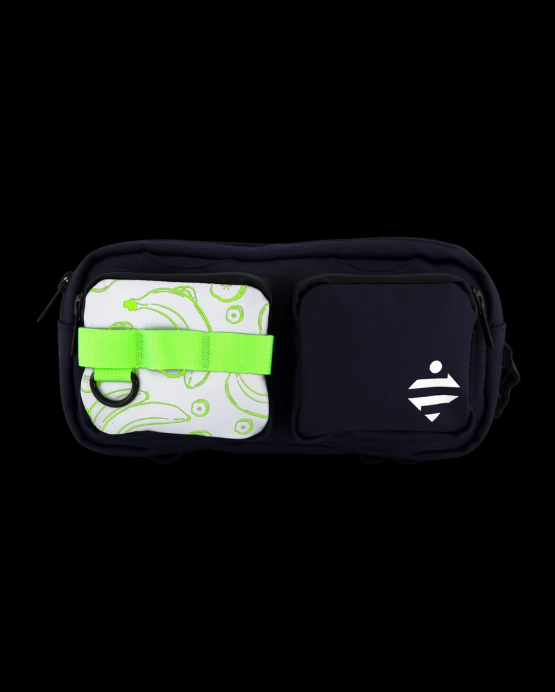 Sac banane | Sacoche vélo réfléchissante motif - medium