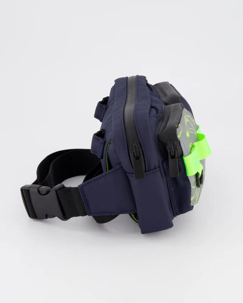 Sac banane | Sacoche vélo réfléchissante motif - medium