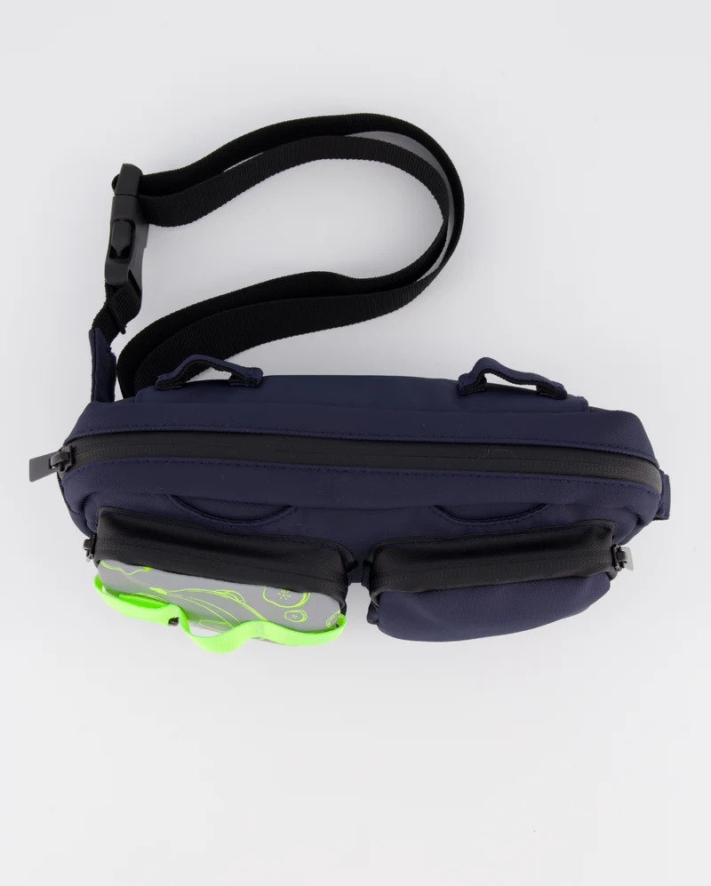 Sac banane | Sacoche vélo réfléchissante motif - medium