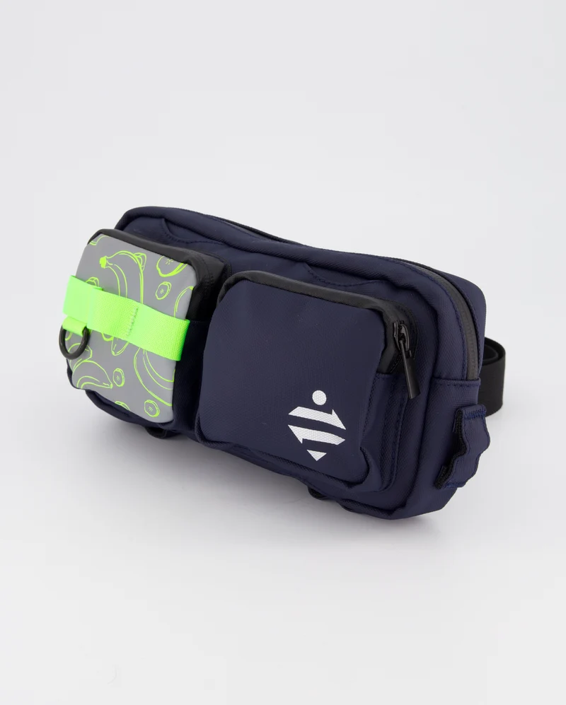 Sac banane | Sacoche vélo réfléchissante motif - medium