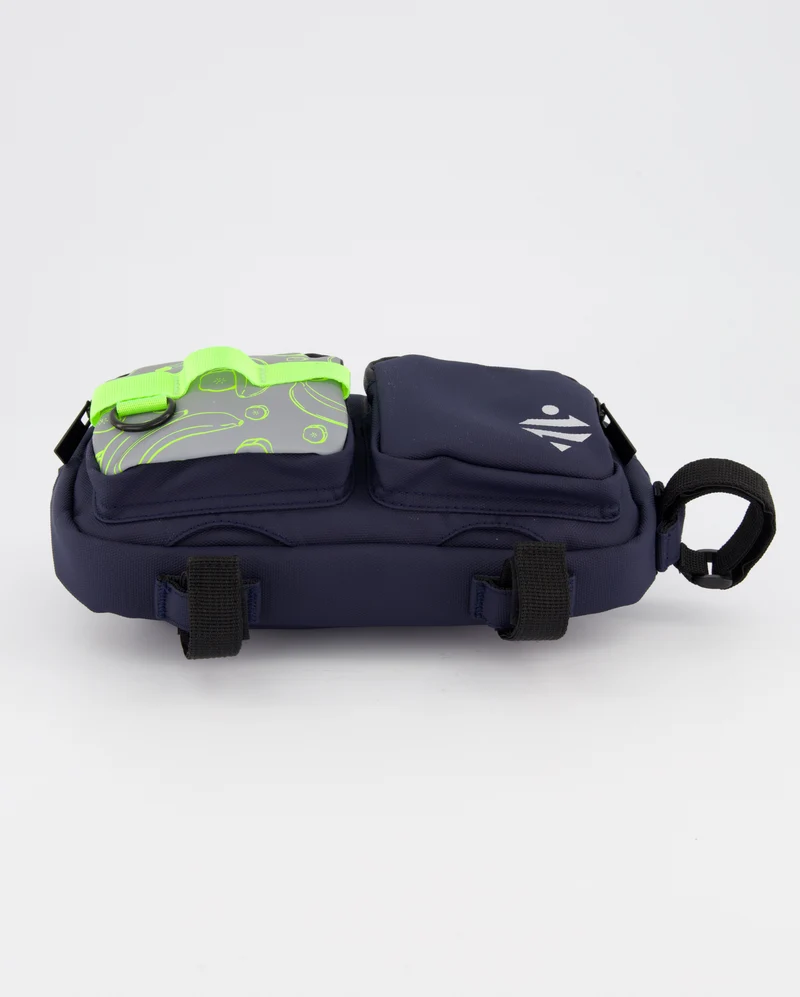 Sac banane | Sacoche vélo réfléchissante motif - medium