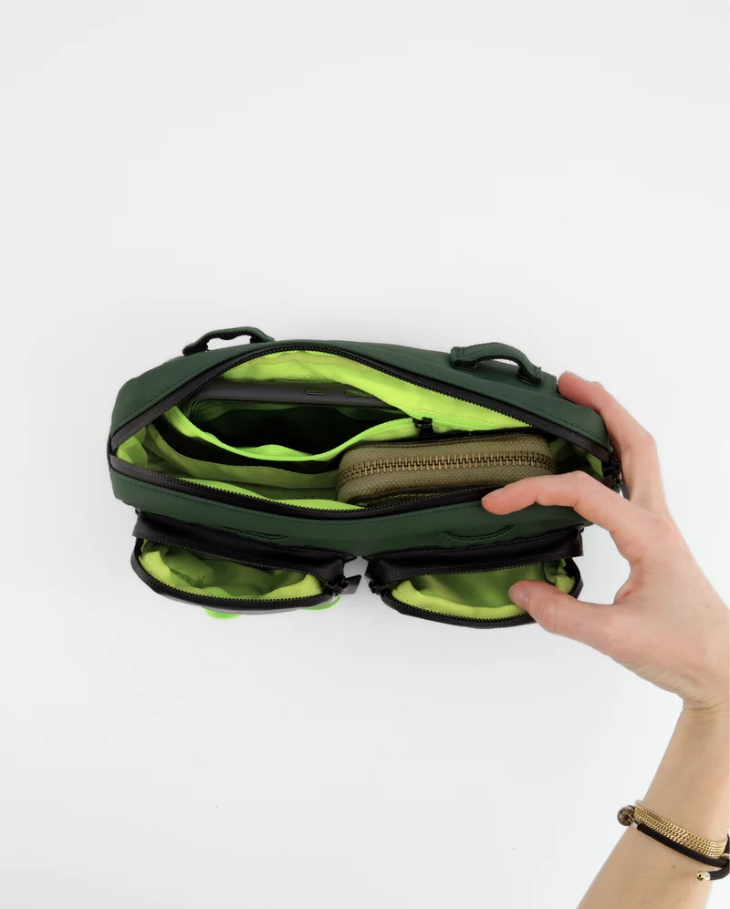 Sac banane | Sacoche vélo réfléchissante - medium
