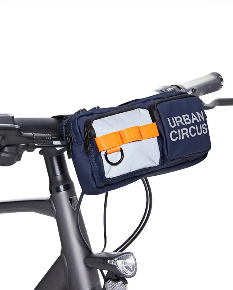 Sac banane | Sacoche vélo réfléchissante - medium