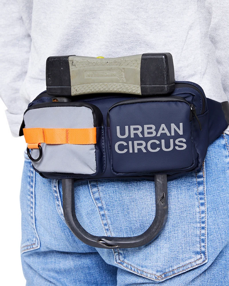 Sac banane | Sacoche vélo réfléchissante - medium