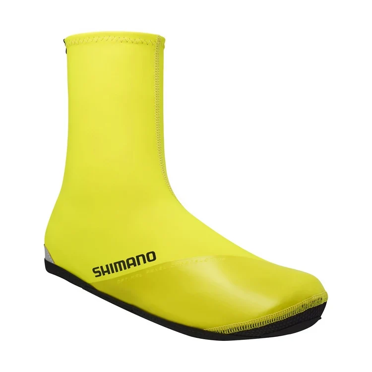 Couvre-Chaussures Hiver SHIMANO DUAL VTT - ROUTE H2O Jaune Fluo