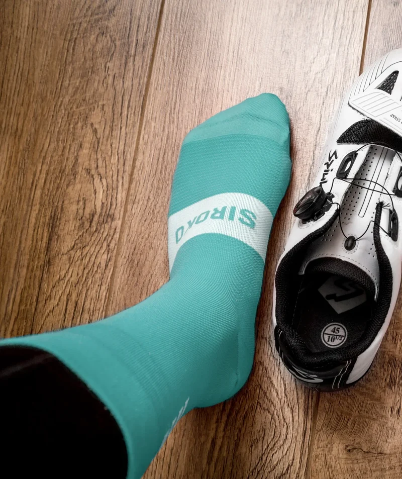 Chaussettes Siroko S1 Cyan Trollstigen