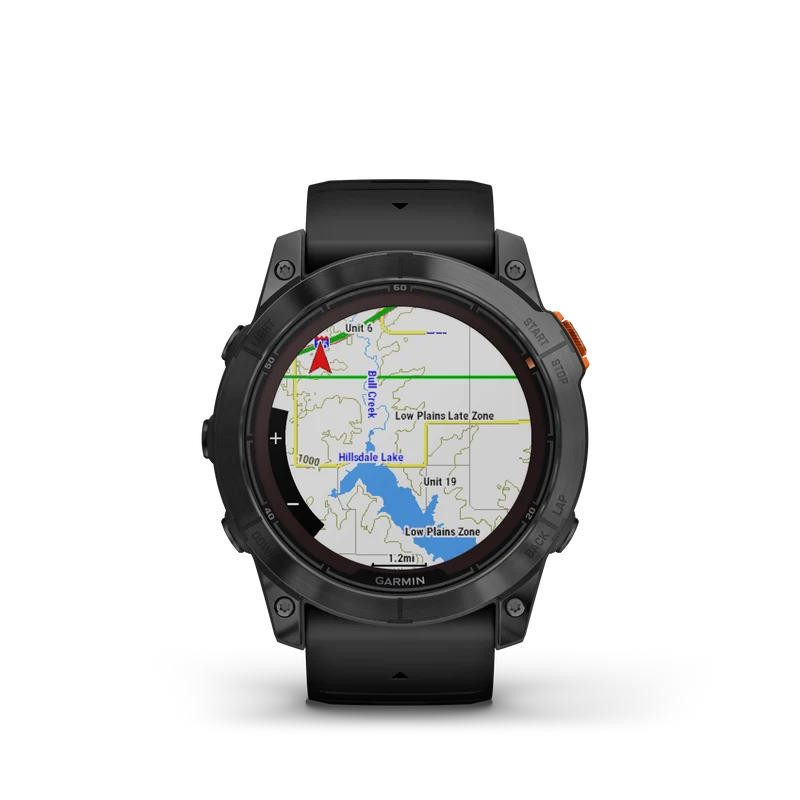 fēnix® 7X Pro – Solar Edition Gray avec bracelet noir