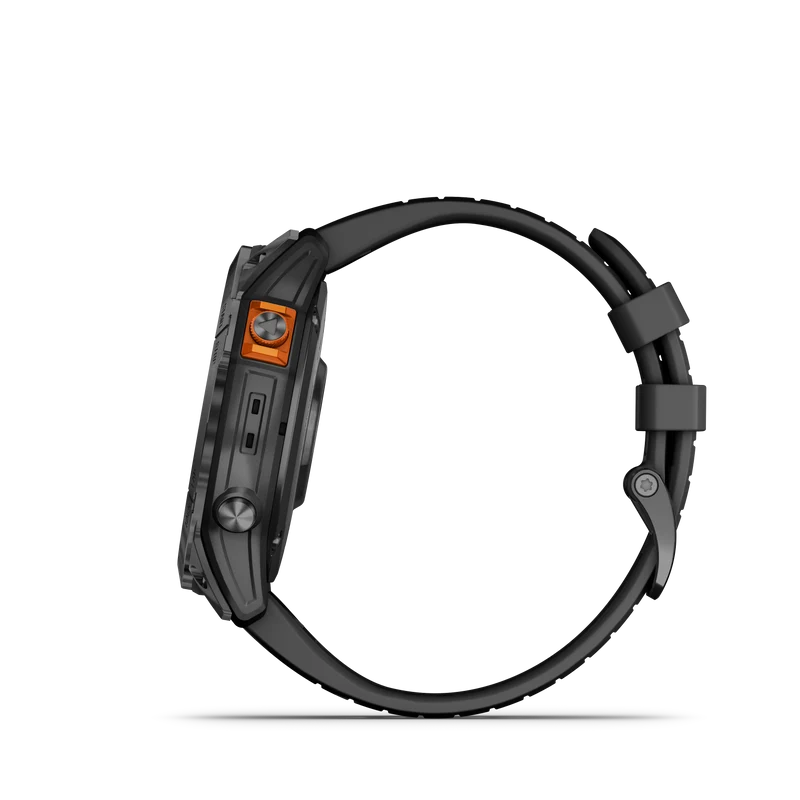 fēnix® 7X Pro – Solar Edition Gray avec bracelet noir