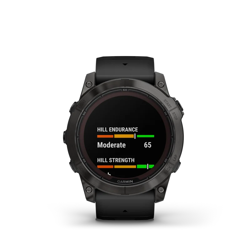 fēnix® 7X Pro – Sapphire Solar Edition Titane avec revêtement en Carbon Gray DLC et bracelet noir