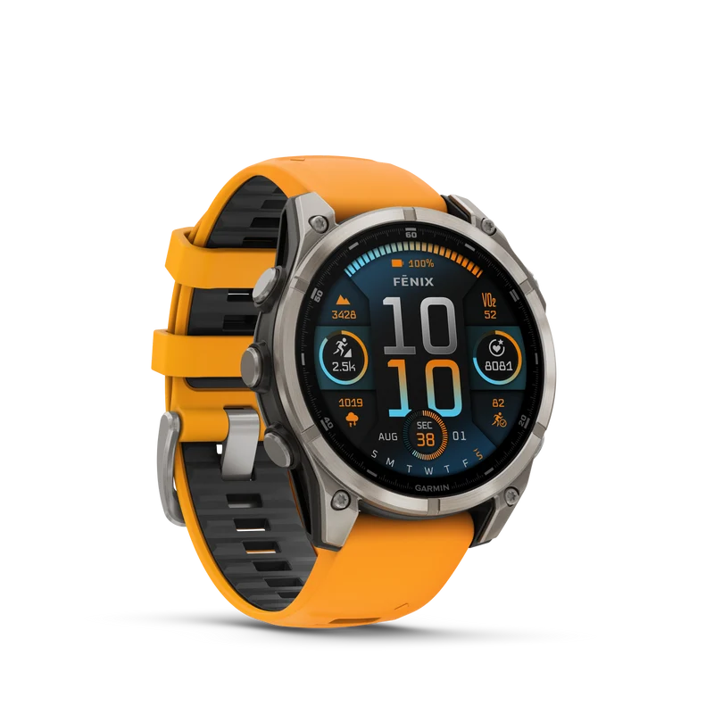 FENIX 8 AMOLED 47MM SAPPHIRE TITANIUM ORANGE
