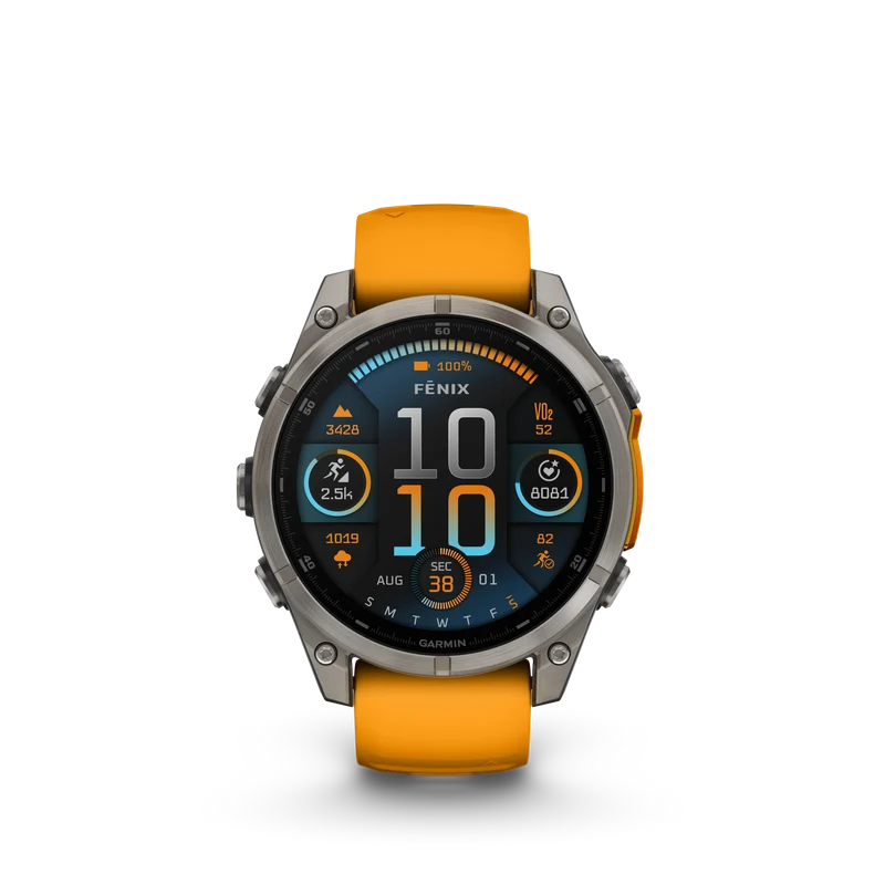 FENIX 8 AMOLED 47MM SAPPHIRE TITANIUM ORANGE