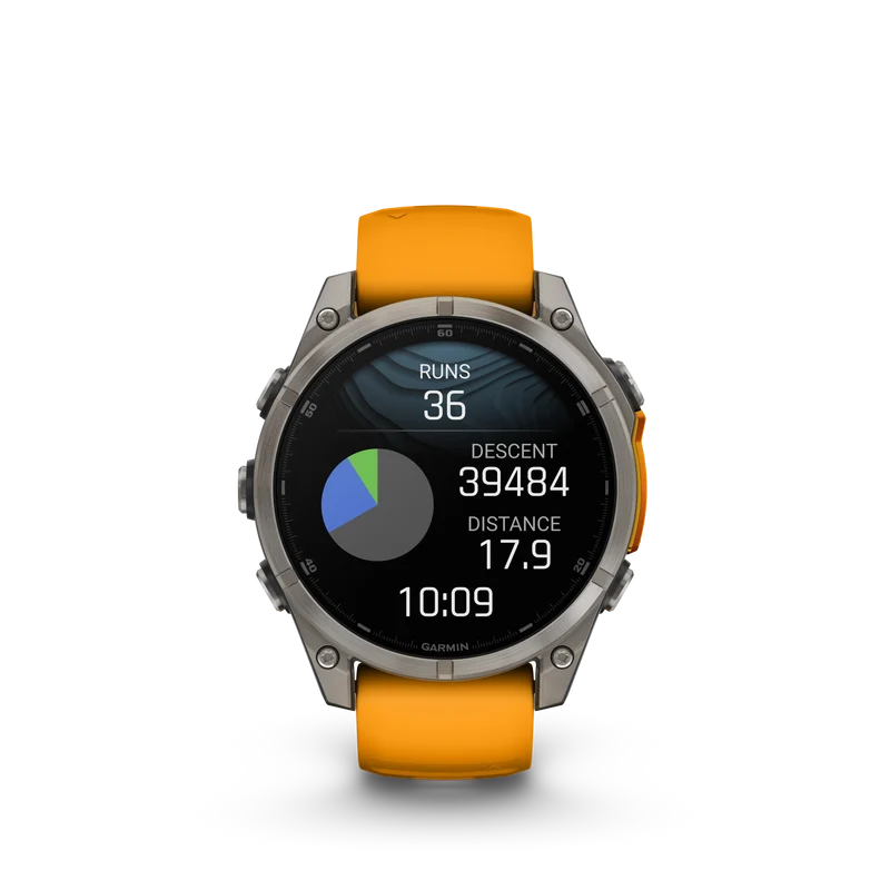 FENIX 8 AMOLED 47MM SAPPHIRE TITANIUM ORANGE