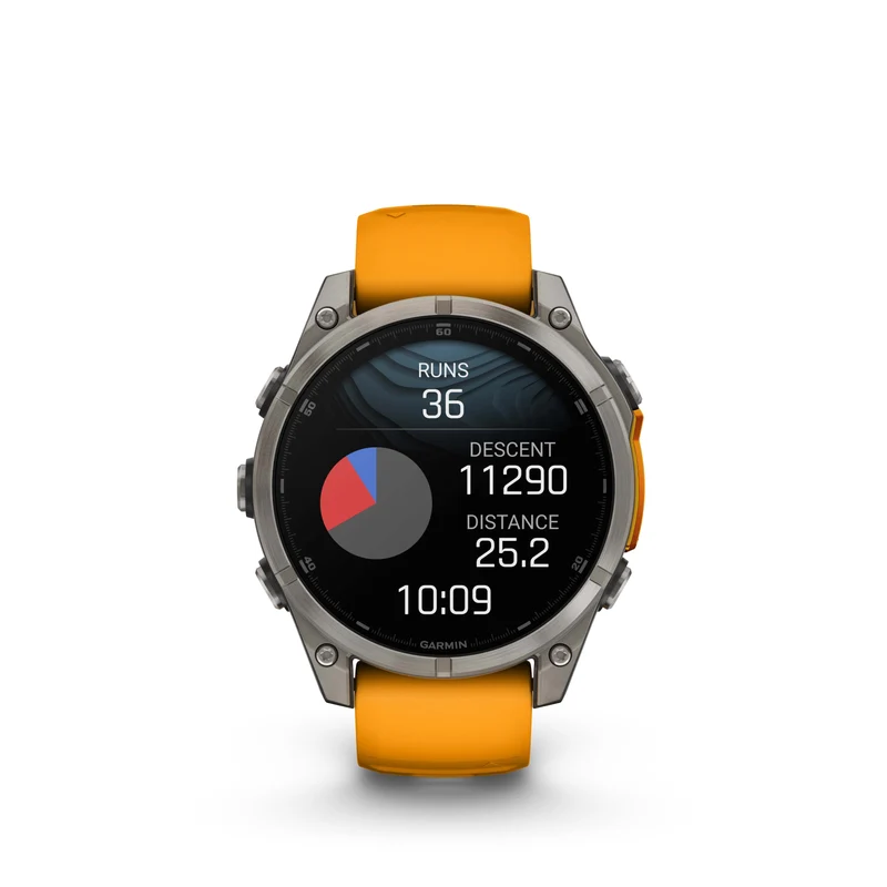 FENIX 8 AMOLED 47MM SAPPHIRE TITANIUM ORANGE