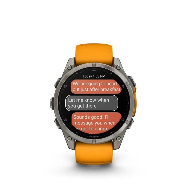 FENIX 8 AMOLED 47MM SAPPHIRE TITANIUM ORANGE