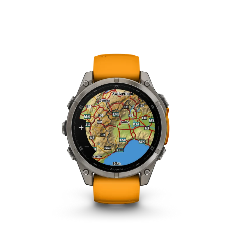 FENIX 8 AMOLED 47MM SAPPHIRE TITANIUM ORANGE
