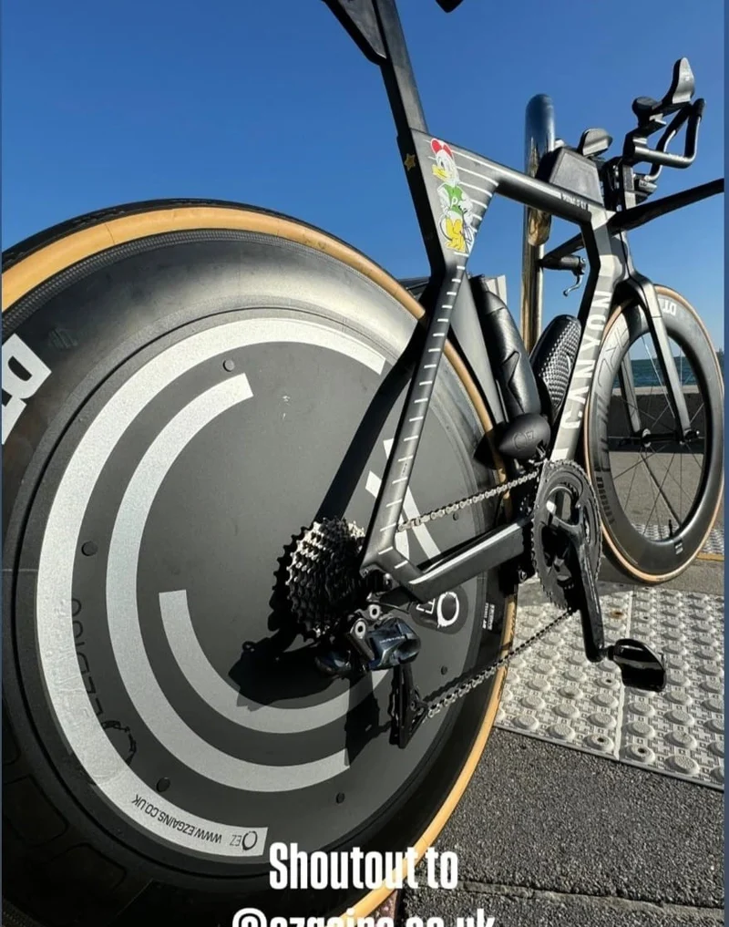 Le protège-dérailleur avant EZ Gains® Aero permet d'économiser 5.8 watts