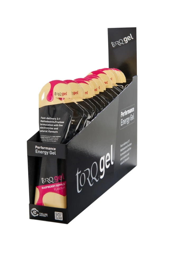 TORQ GEL ENERGY COULIS FRAMBOISE (15 GELS)