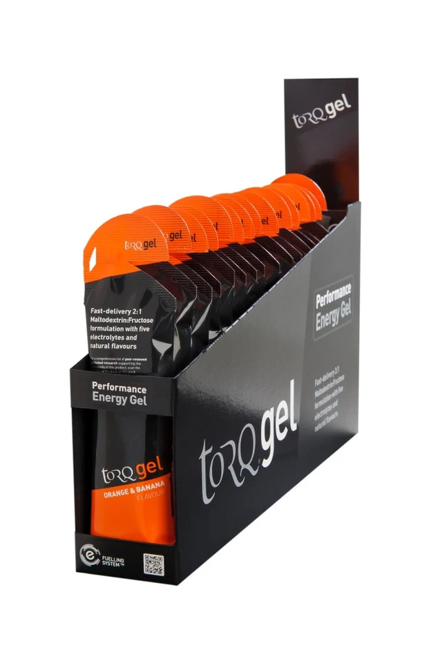 TORQ GEL ENERGY ORANGE & BANANE (15 GELS)