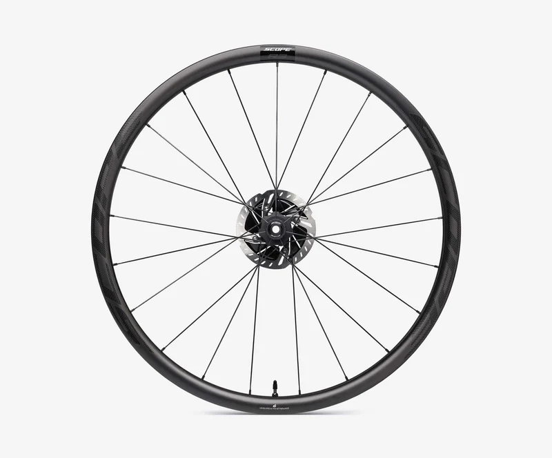 Paire de Roues SCOPE NOIR RACE 30 DISC à Pneus (Center Lock)